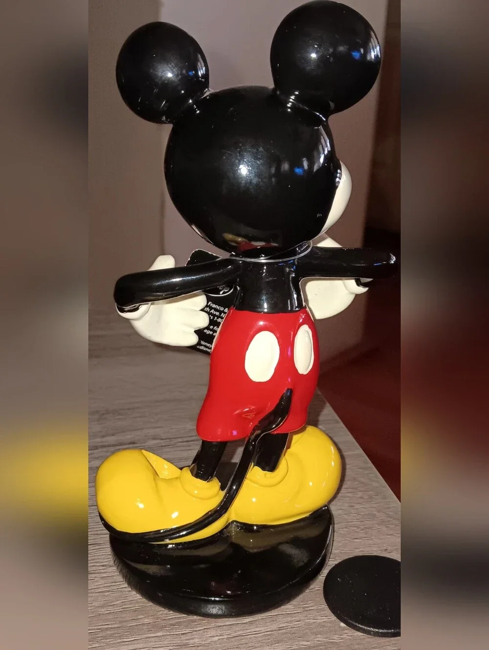 NWT Disney Mickey Mouse Collectible Resin Toothbrush Holder Stand Jay Franco
